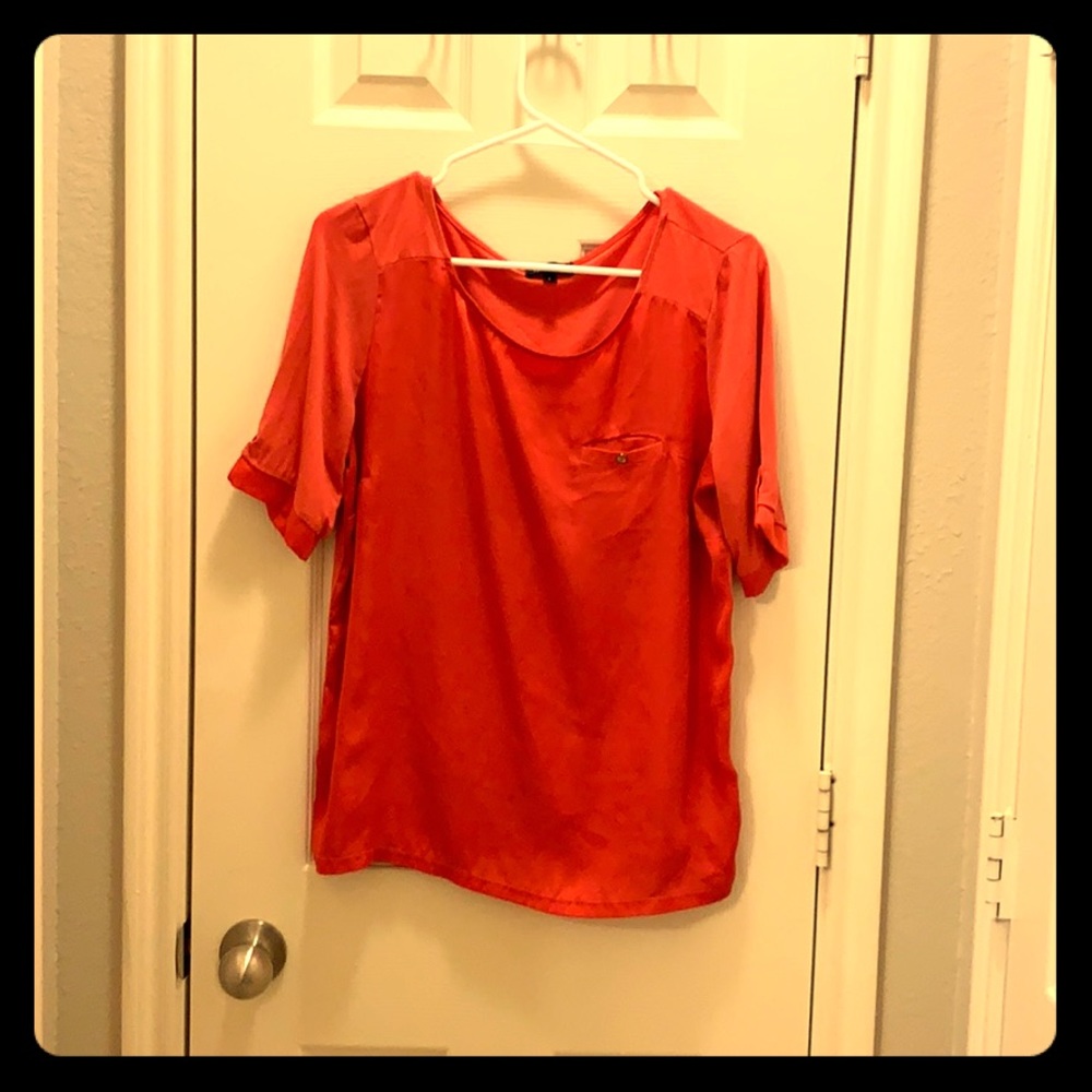 Satin/cotton Combo blouse